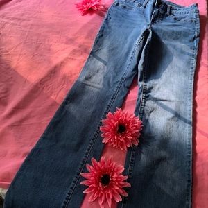 TALBOTS HERITAGE BOOT BLUE JEANS WOMEN'S SIZE 4 st